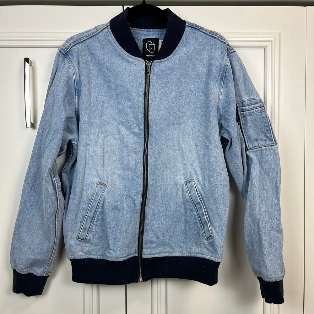 Original Use Denim Zip Jacket Small
